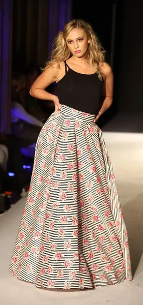 Nova York Eua 2019 Desfile Nueva York Fashion Semana Por — Foto de Stock