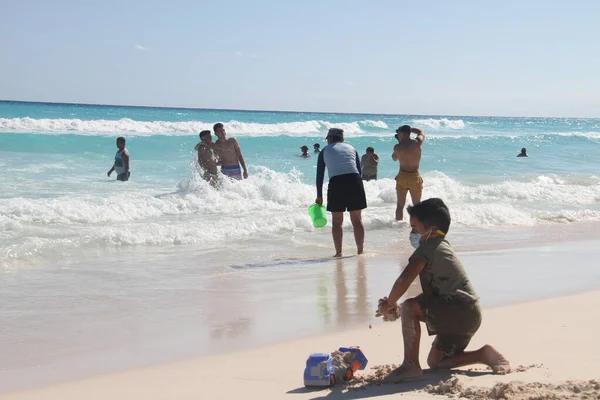 Cancun Mexico Mooi Tropisch Resort Cancun Mexico — Stockfoto