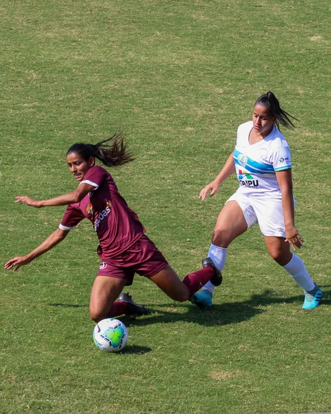 Spo Liga Fútbol Femenino Paulista Diciembre 2020 Sao Paulo Brasil —  Fotos de Stock