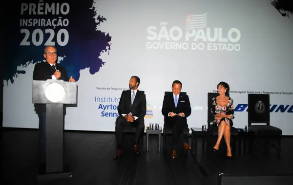 Sao Paulo 2020 Inspiratiegarden Start 2020 Gouverneur Joao Doria Uitvoerend — Stockfoto