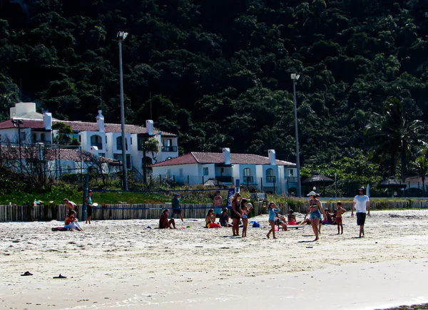 Covid Ruch Plaży Maja 2020 Florianopolis Santa Catarina Brazylia Ruch — Zdjęcie stockowe