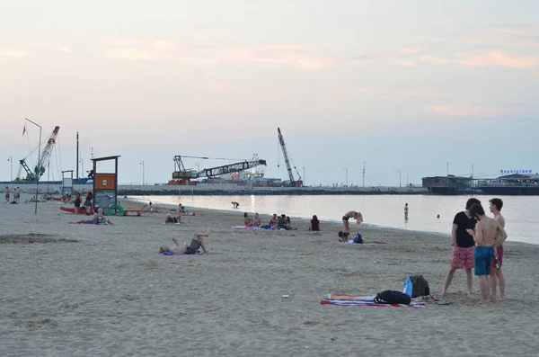 Grad Der Riviera Romagnola August 2020 Rimini Italien Anfang August — Stockfoto