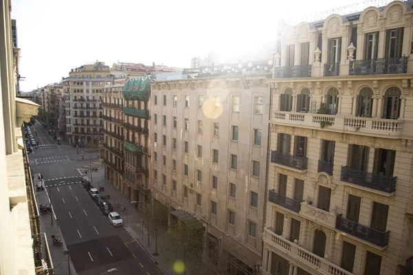 Int Covid Empty Barcelona April 2020 Barcelona Spain Streets One — 스톡 사진