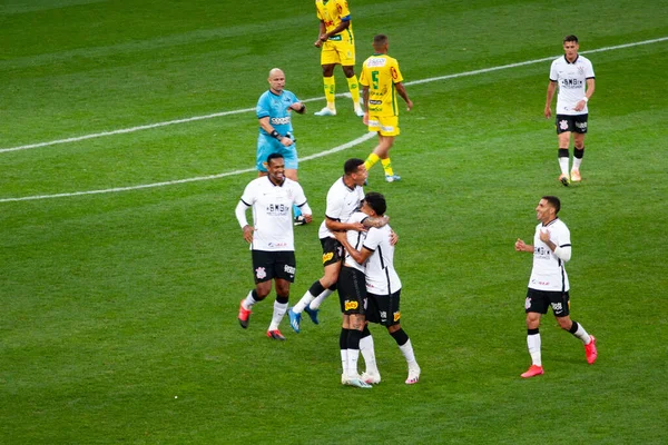 Laatste Wedstrijd Tussen Red Bull Bragantino Guarani Augustus 2020 Sao — Stockfoto