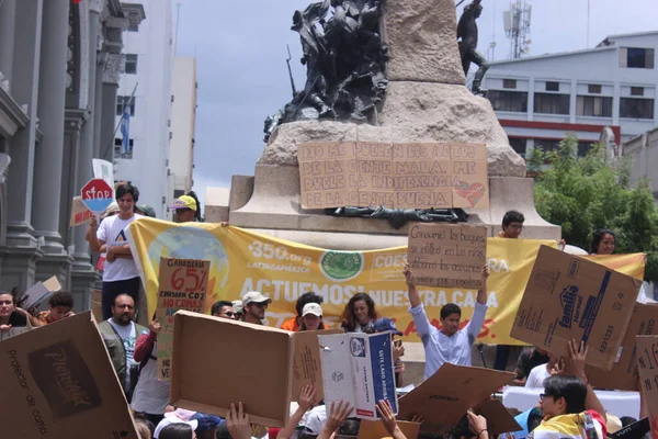 Sao Paulo 2019 People Manifest Climate — 스톡 사진