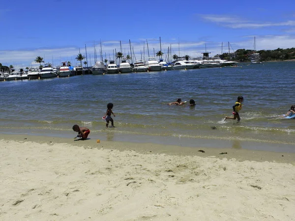 Janvier 2021 Vitoria Espirito Santo Brésil Plage Canto Qui Est — Photo