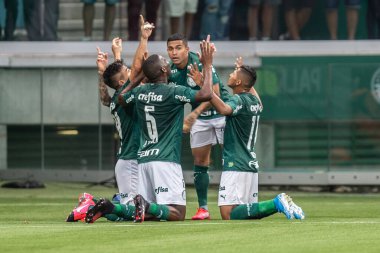 SAO PAULO, SP, BRAZIL: Brezilya 'daki iki Campeonato Brasileiro Srie A takımı arasında futbol maçı
