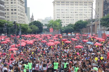 RUO DE JANEIRO, RJ, 12.01.2020 - BLOCO DE CARNAVAL - Bloco da Favorita Copacabana, Rio de Janeiro 