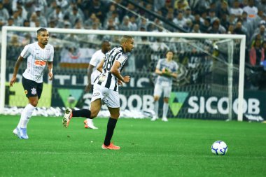 SAO PAULO - OCT 19, 2019: CORINTHIANS during the match between valid for the 27th round of the Brazilian Championship, at the Corinthians Arena in Itaquera
