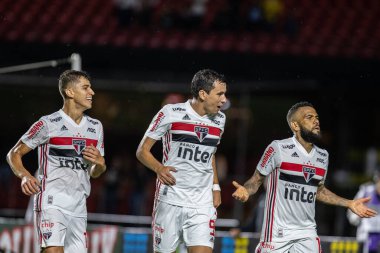 SAO PAULO, SP, BRAZIL: Brezilya 'daki iki Campeonato Brasileiro Srie A takımı arasında futbol maçı