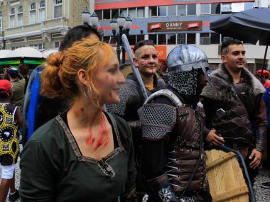 Curitiba (PR), 23 / 02 / 2020 - Curitiba, Brezilya 'da Zombi Yürüyüşü 