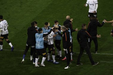 (Korintliler Brezilya 1. Lig Kadın Futbol Ligi 'ni kazandılar. 6 Aralık 2020, Sao Paulo, Brezilya: Corinthians, Avai-Kindermann 'ı yenerek 2020 Brezilya 1. Lig bayanlar futbol ligi şampiyonu oldu.
