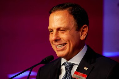 SAO PAULO, SP, 13.09.2019 - Vali Joao Doria toplantıda haberleri duyurdu