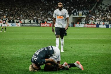 SAO PAULO - OCT 19, 2019: CORINTHIANS during the match between valid for the 27th round of the Brazilian Championship, at the Corinthians Arena in Itaquera