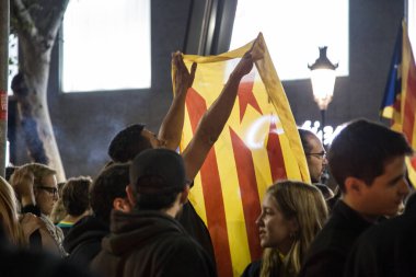 BARCELONA (İspanya) 15 / 10 / 2019 - Katalonya özgürlüğü protestosu