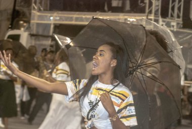 Sao Paulo (SP), 14 / 02 / 2020 - ENSAIO TECNICO DA ESCOLA DE SAMBA - Samba festivali Sao Paulo, Brezilya 