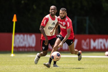 SAO PAULO, SP, BRAZIL: Brezilya 'daki iki Campeonato Brasileiro Srie A takımı arasında futbol maçı