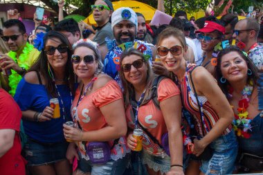 RUO DE JANEIRO, RJ, 12.01.2020 - BLOCO DE CARNAVAL - Bloco da Favorita Copacabana, Rio de Janeiro 