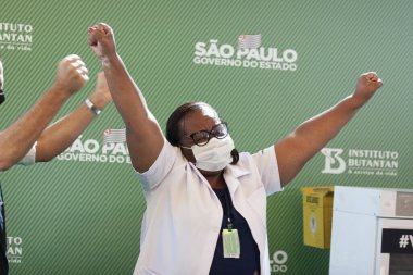 SAO PAULO, SP, BRASIL - Sao Paulo, Brezilya 'da Yaşam Sahnesi