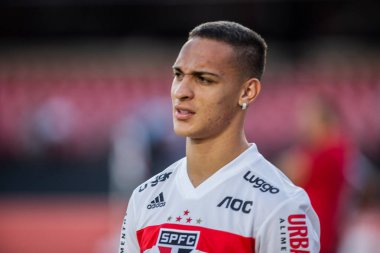 SAO PAULO, SP, BRAZIL: Brezilya 'daki iki Campeonato Brasileiro Srie A takımı arasında futbol maçı