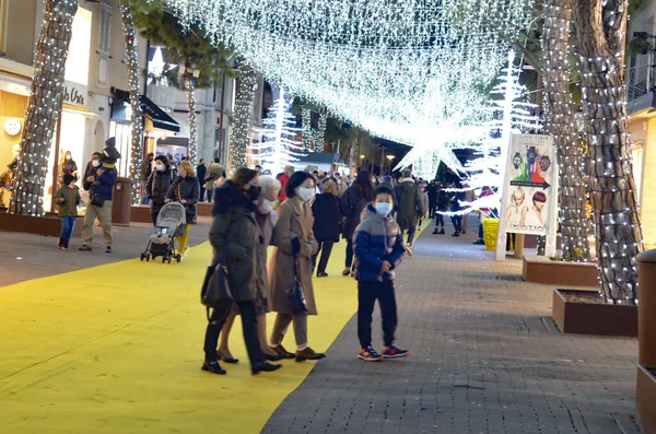 Χριστούγεννα Στο Riccione Και Την Επιστροφή Στην Κίτρινη Ζώνη Δεκεμβρίου — Φωτογραφία Αρχείου