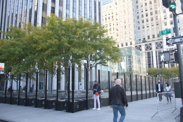 Kasım 2020 New York Abd Caddedeki Apple Store Tamamen Çitle — Stok fotoğraf