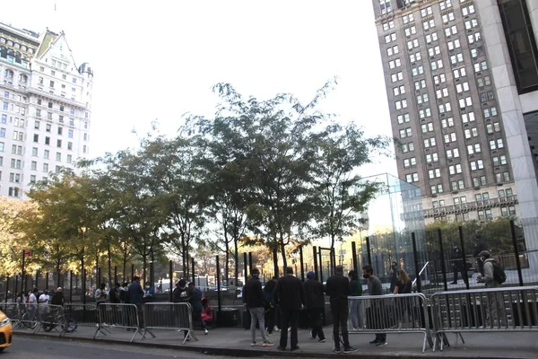 Novembro 2020 Nova York Eua Apple Store 5Th Avenue Está — Fotografia de Stock