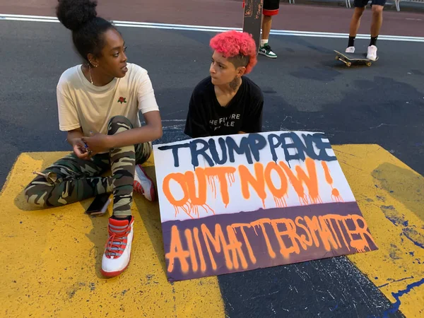 Nova York Eua Apesar Reabertura Cidade Nova York Nesta Semana — Fotografia de Stock