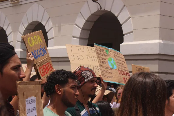 Sao Paulo 2019 Lidový Manifest Pro Klima — Stock fotografie