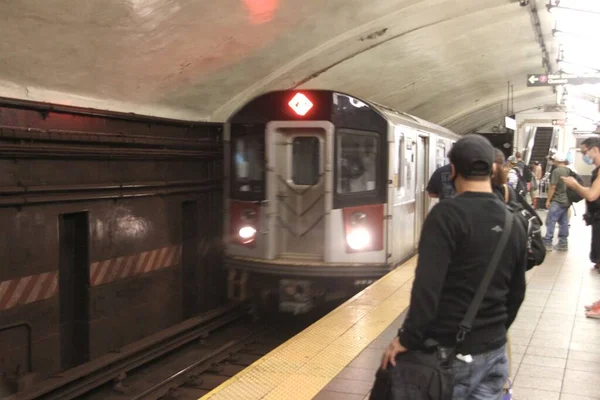 Nova York Eua Apesar Reabertura Cidade Nova York Nesta Semana — Fotografia de Stock