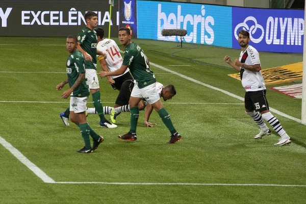 Braziliaanse Nationale Voetbal Liga Sao Paulo Brazilië Voetbalwedstrijd Braziliaans Kampioenschap — Stockfoto