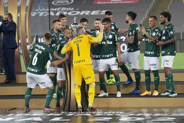 Januar 2021 Rio Janeiro Brasilien Fußballspiel Zwischen Palmeiras Und Santos — Stockfoto