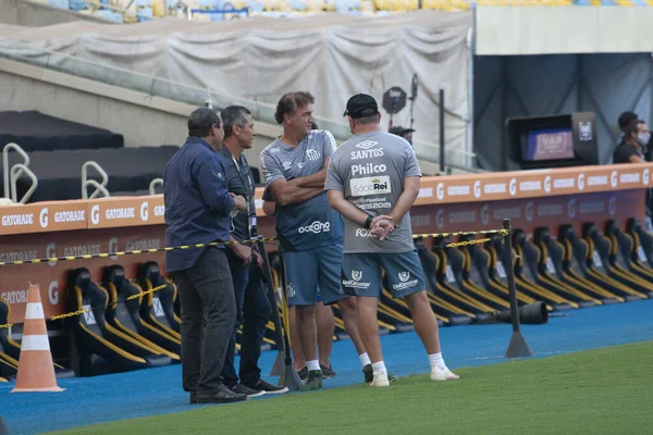 Santos Jugadores Último Entrenamiento Reconocimiento Del Campo Para Final Libertadores — Foto de Stock