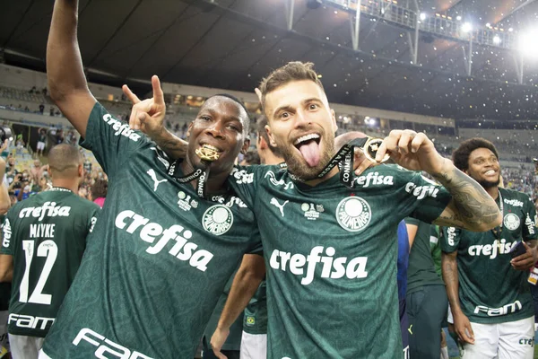 Palmeiras Şampiyonu Conmebol Libertadores 2020 Ocak 2021 Rio Janeiro Brezilya — Stok fotoğraf