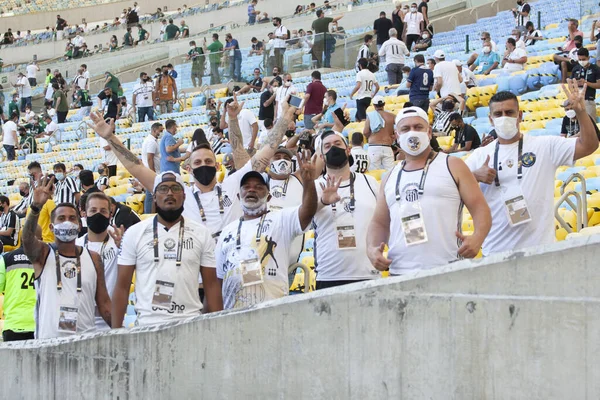 Gennaio 2021 Rio Janeiro Brasile Partita Calcio Tra Palmeiras Santos — Foto Stock