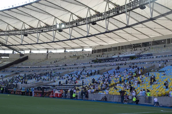 2021 Január Rio Janeiro Brazília Labdarúgó Mérkőzés Palmeiras Santos Között — Stock Fotó