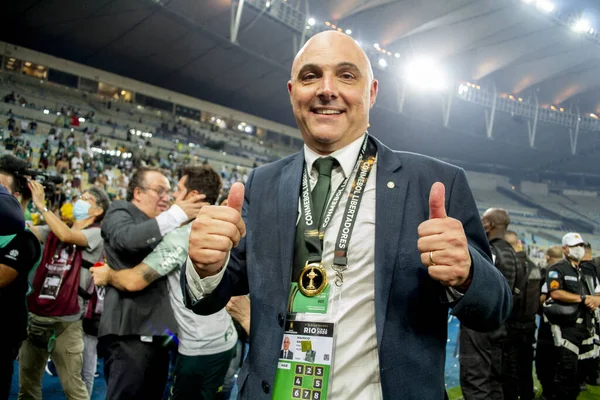 Spo Mistrz Palmeiras Conmebol Libertadores 2020 Stycznia 2021 Rio Janeiro — Zdjęcie stockowe