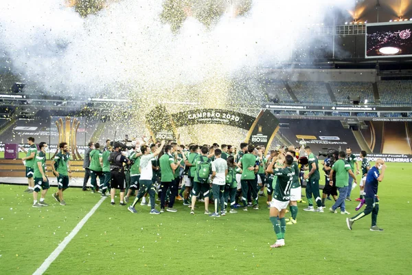 Spo Palmeiras Campione Conmebol Libertadores 2020 Gennaio 2021 Rio Janeiro — Foto Stock