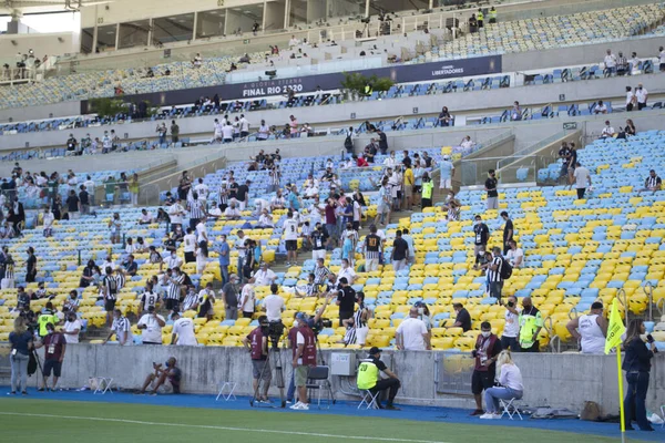 Enero 2021 Río Janeiro Brasil Partido Fútbol Entre Palmeiras Santos — Foto de Stock