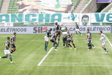 (Korintliler Brezilya 1. Lig Kadın Futbol Ligi 'ni kazandılar. 6 Aralık 2020, Sao Paulo, Brezilya: Corinthians, Avai-Kindermann 'ı yenerek 2020 Brezilya 1. Lig bayanlar futbol ligi şampiyonu oldu.
