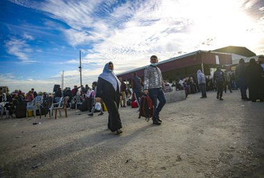 GAZA (PALESTINA), 12 / 01 / 2021 - Filistin 'in Gazze kentindeki şehir sahnesi 
