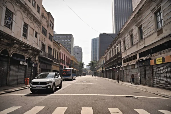 Vädersituationen Sao Paulo Februari 2021 Sao Paulo Brasilien Gatutermometrar Visar — Stockfoto