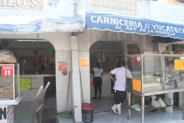 25 Ocak 2021: Cancun, Meksika: Güzel tropikal tatil beldesi Cancun, Meksika