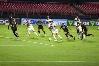 Sao Paulo - 10 Şubat 2021: FOOTBALL, BRAZILIAN CHAMPIONSHIP - Sao Paulo ile Ceara maçı