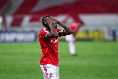 Flamengo - Brezilya 1. Lig Futbol Ligi 'nin biseksüel şampiyonu. 25 Şubat 2021, Sao Paulo, Brezilya: Flamengo takımı Sao Paulo 'daki Morumbi Stadyumu' nda Sao Paulo futbol takımına karşı oynadığı B-Championship maçını kutluyor. 