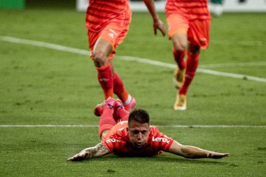  Gaucho Şampiyonası: Gremio, Brasil / Pel 'e karşı. 3 Mart 2021, Porto Alegre, Rio Grande do Sul, Brezilya