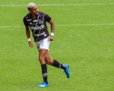 Paulista Şampiyonası 2021: Korintliler Ponte Preta 'ya karşı. 7 Mart 2021, Sao Paulo, Brezilya: Neo Quimica Arena 'da yapılan Paulista Şampiyonası sırasında Korintliler ve Palmeiras arasında oynanan futbol karşılaşması, yarışmanın üçüncü turu.. 