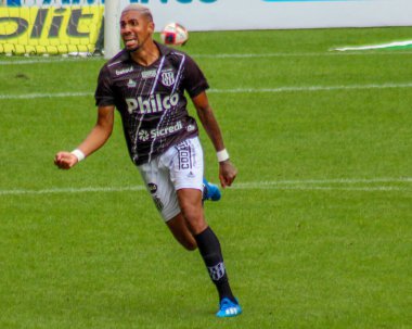 Paulista Şampiyonası 2021: Korintliler Ponte Preta 'ya karşı. 7 Mart 2021, Sao Paulo, Brezilya: Neo Quimica Arena 'da yapılan Paulista Şampiyonası sırasında Korintliler ve Palmeiras arasında oynanan futbol karşılaşması, yarışmanın üçüncü turu.. 