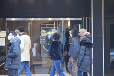 New York Şehri yavaş yavaş normale dönüyor. 7 Mart 2021, New York, ABD: COVID-19 salgınından sonra New York şehri yavaş yavaş normale dönüyor