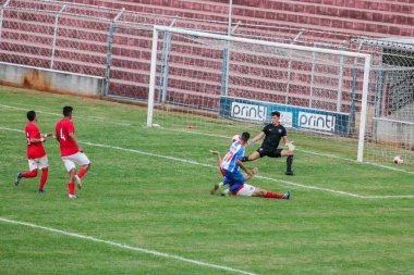 Gaucho Şampiyonası: Gremio, Brasil / Pel 'e karşı. 3 Mart 2021, Porto Alegre, Rio Grande do Sul, Brezilya: Pelotas 'lı Gremio ve Brasil arasındaki futbol maçı, Arena do Gremio' da oynanan Gaucho Şampiyonası 'nın ikinci turu için geçerlidir.